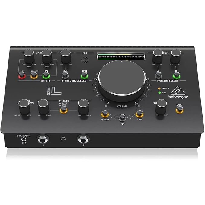 Behringer STUDIO L -  A High‑End Studio Control and Communication Center With Midas Preamps