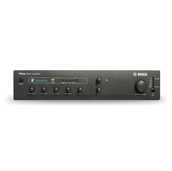 Bosch  PLE-1ME120-3IN 120 W Mixer Amplifier with USB/Bluetooth - Each