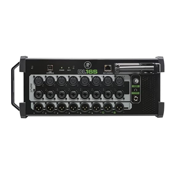 Mackie DL16S 16-Channel Wireless Mixer built-in WiFi, 16x16 USB Recording- Each