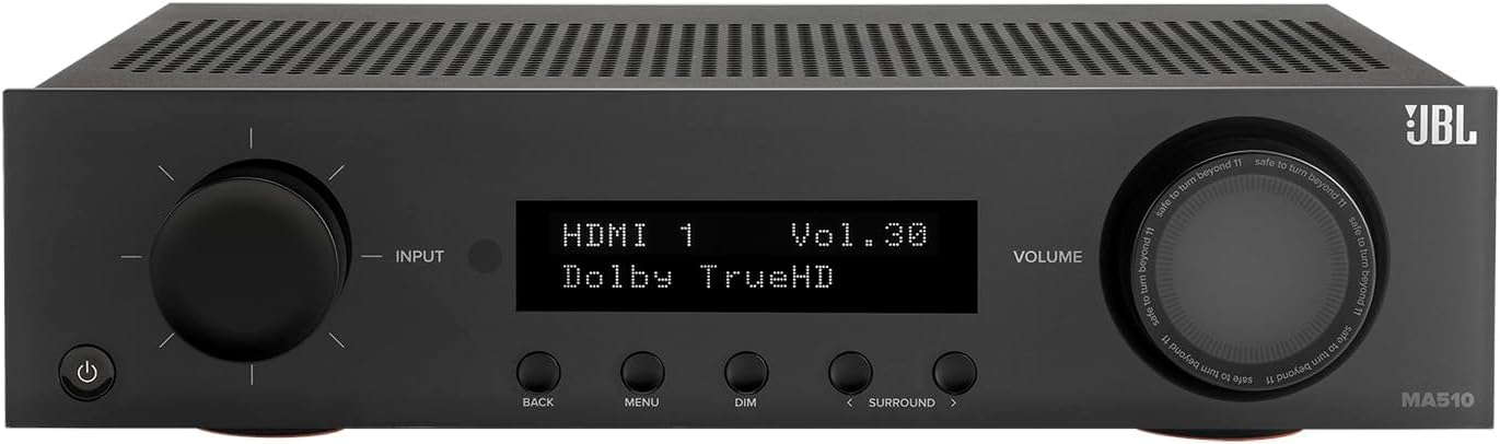 JBL MA510 - 7.2 Channel Dolby Atmos 8K Network AV Receiver