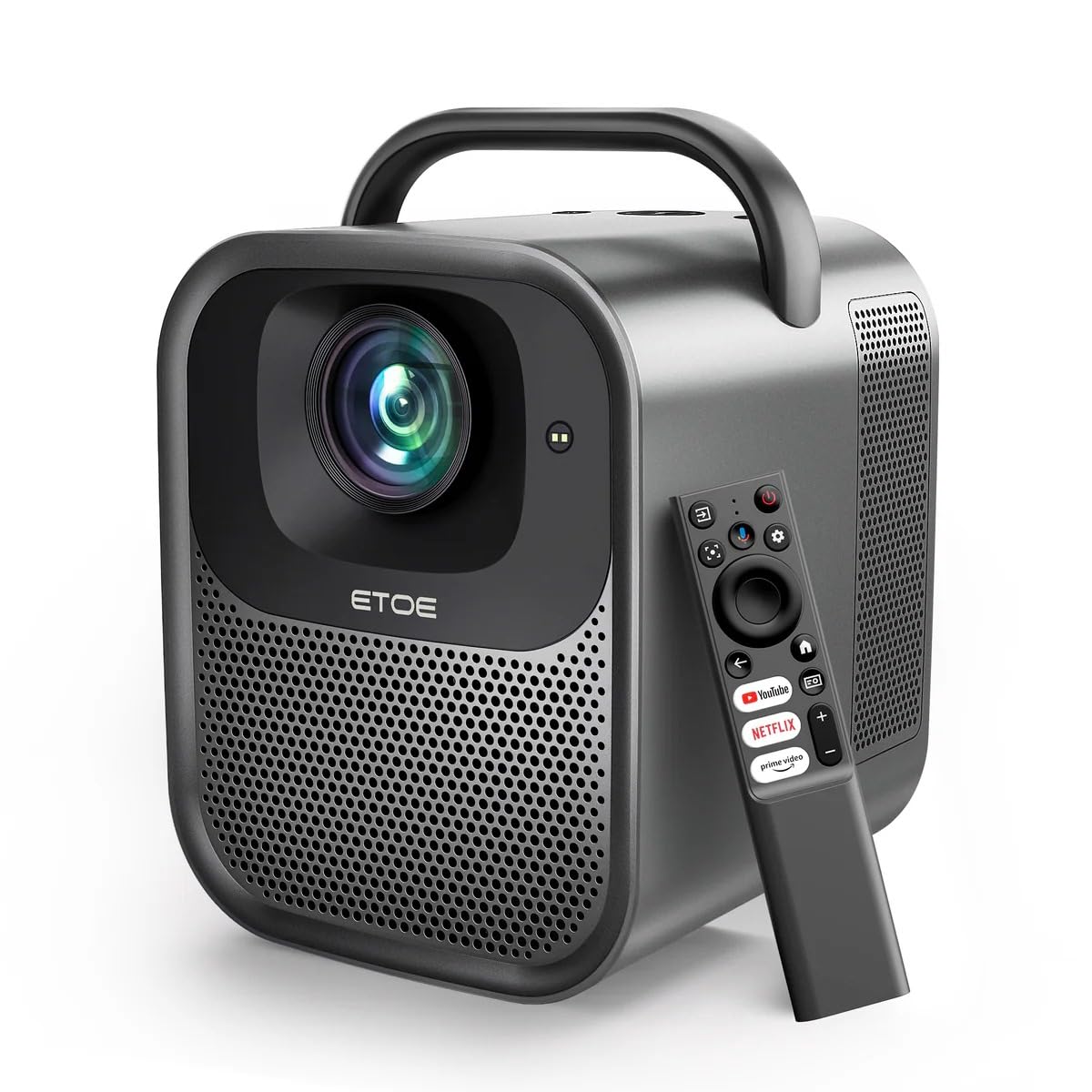 ETOE Seal Pro 1080P Google TVProjector With Netflix, Auto-Focus & Keystone ,Dual-Band Wi-Fi ,1000 ANSI Lumens ,30,000+ Hr Lifetime