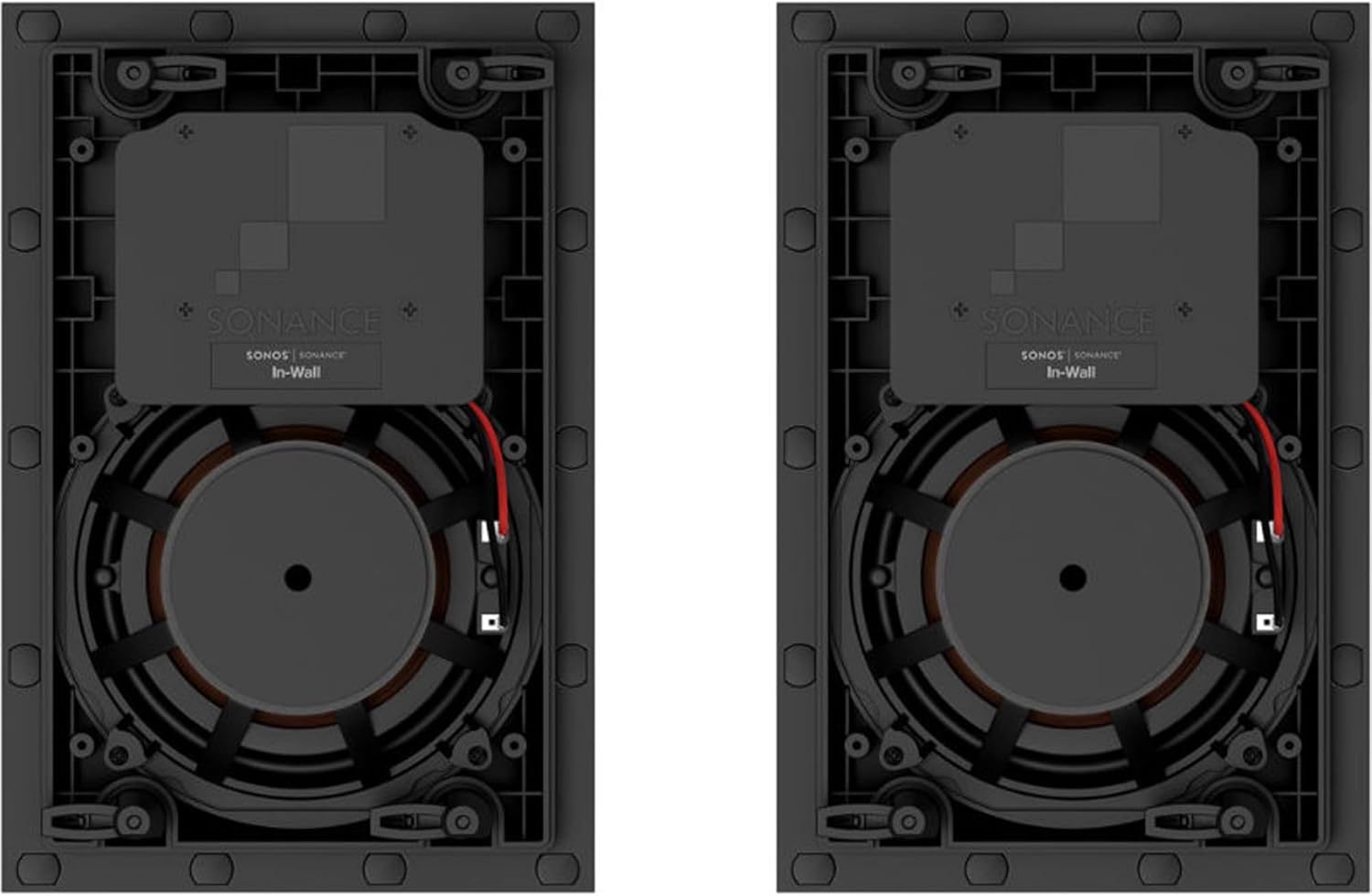 Sonos In-Wall Speakers Discreet, High-Fidelity Built-In Audio- Pair