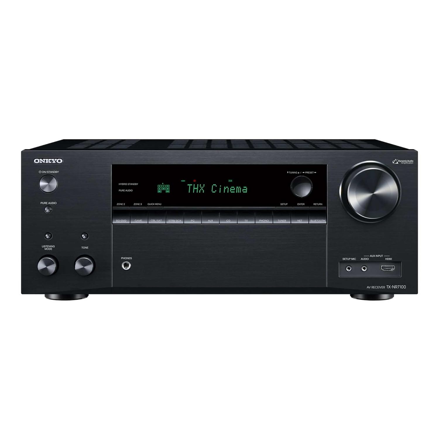 Onkyo Tx-nr7100 9.2-channel Home Theater Receiver With Dolby Atmos®, Wi-fi®, Bluetooth®, Apple Airplay® 2, And Amazon Alexa Compatibility