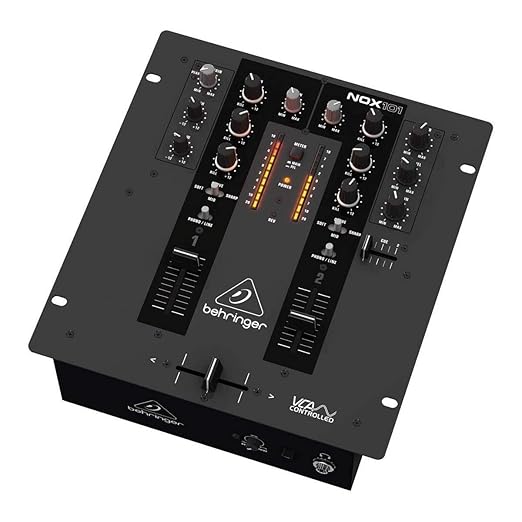 Behringer NOX101 Premium 2-Channel DJ Mixer with Full VCA-Control and Ultraglide Crossfader - Each