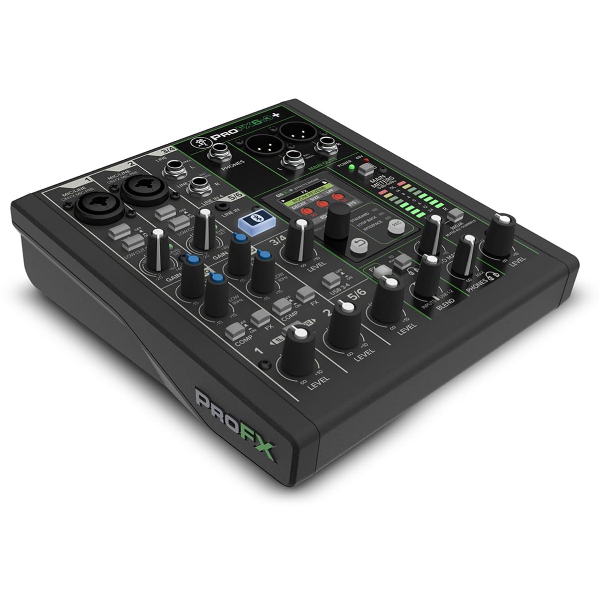 Mackie ProFX6v3+  6-Channel Analog Mixer With Enhanced FX, USB Recording Modes and Bluetooth® - Audiomaxx India