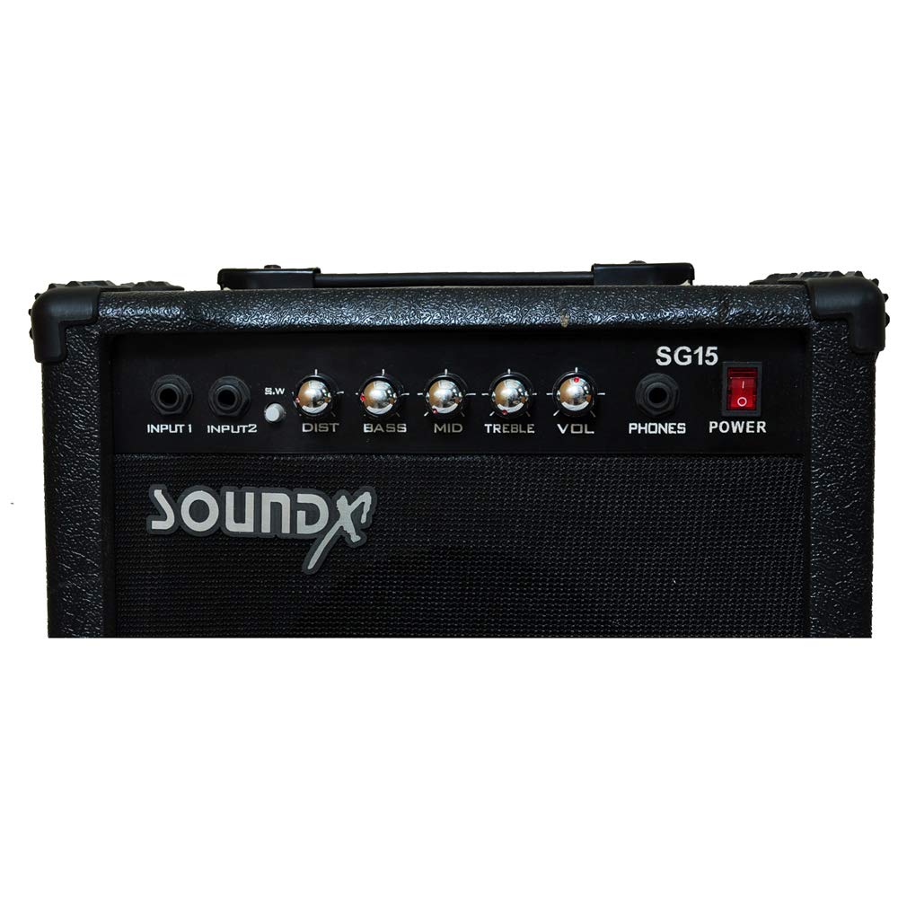 SoundX - SX-SG-15 15w Electric Guitar Amplifier - Each