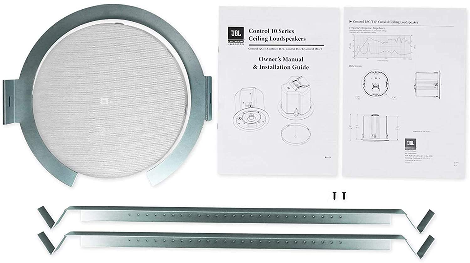JBL Professional 18C/T 2-Way 180w  Coaxial Ceiling Speaker - Each