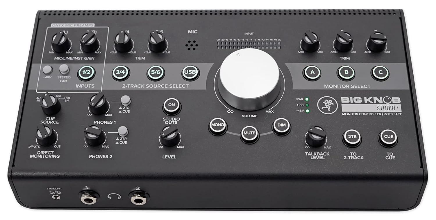 Mackie BIG KNOB STUDIO PLUS Monitor Controller Interface