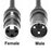 Imported Balanced XLR Cable Male To Female (or Amplifier, Condenser, Microphone, Preamp) - Pair