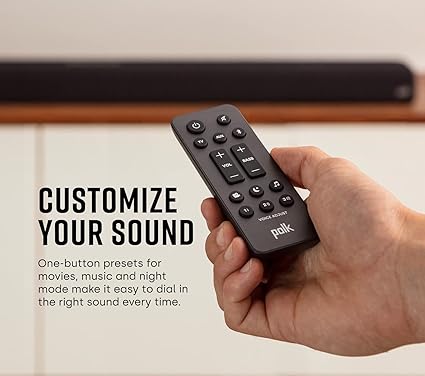 Polk Audio Signa S4 Ultra-Slim Sound Bar for TV with Wireless Subwoofe
