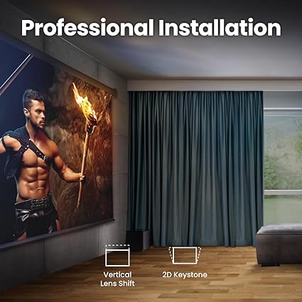 BenQ TK860i 3300lm 4K HDR Smart Home Theater Projector Android TV with Netflix Vertical Lens Shift