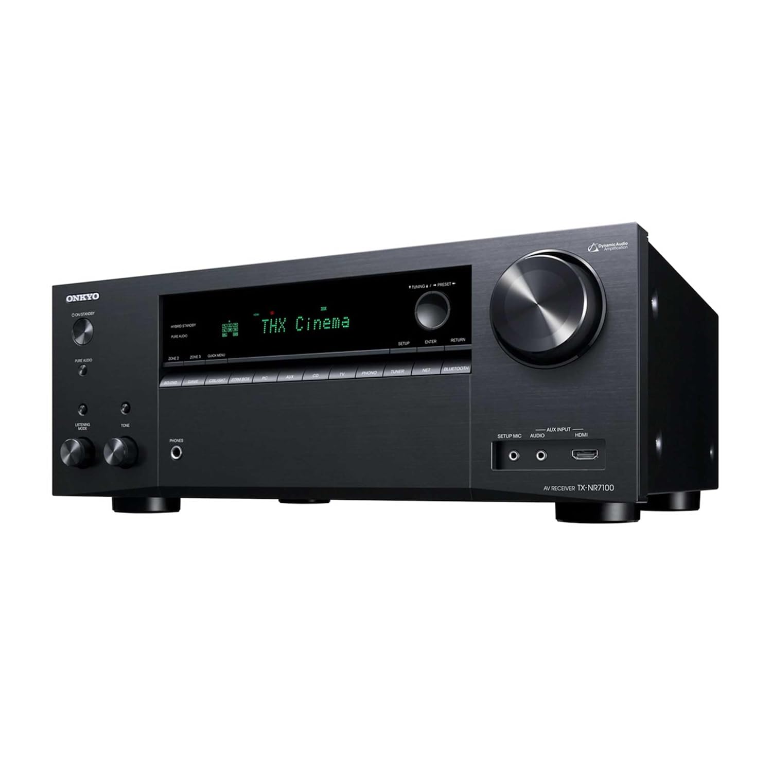 Onkyo Tx-nr7100 9.2-channel Home Theater Receiver With Dolby Atmos®, Wi-fi®, Bluetooth®, Apple Airplay® 2, And Amazon Alexa Compatibility