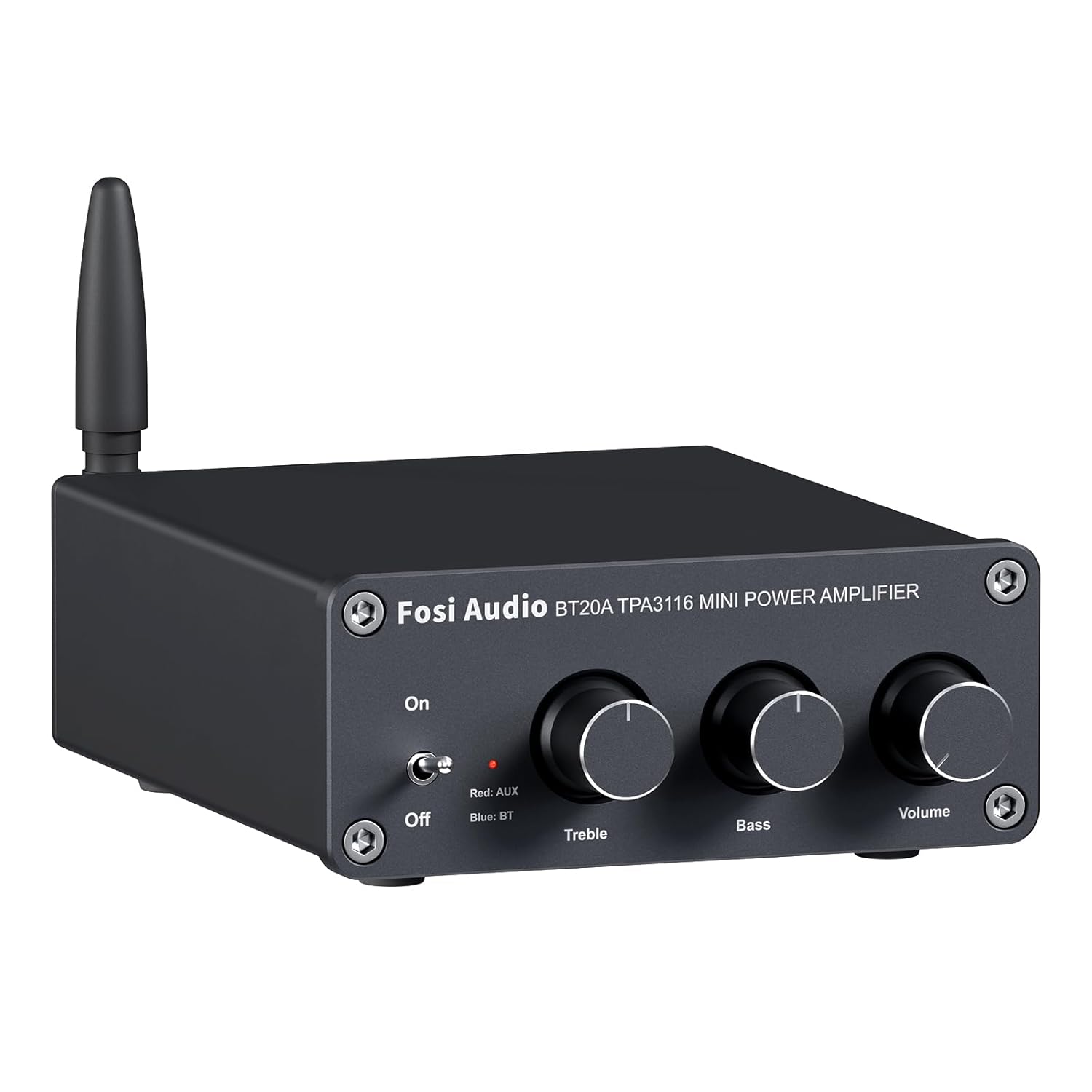 Fosi Audio BT20A Bluetooth Stereo Amplifier with Class-D Power, Wireless Streaming, and Compact Hi-Fi Performance for Home and Desktop Audio Systems - Audiomaxx India