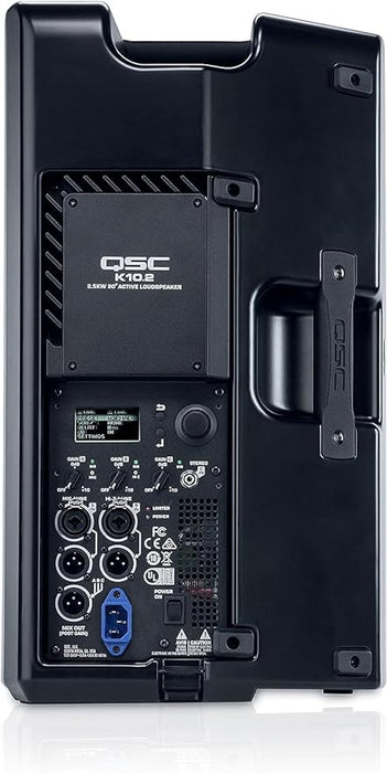 QSC K10.2  Powered PA Speaker 2,000W  with 10" Low-frequency Driver and 1.4" High-frequency Driver - Each