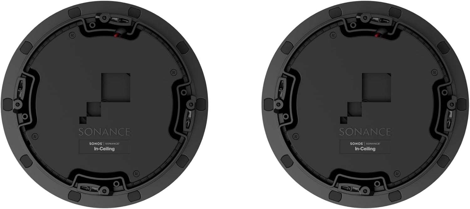 Sonos In-Ceiling Speakers Premium Architectural Audio for Seamless, Room-Filling Sound - Pair