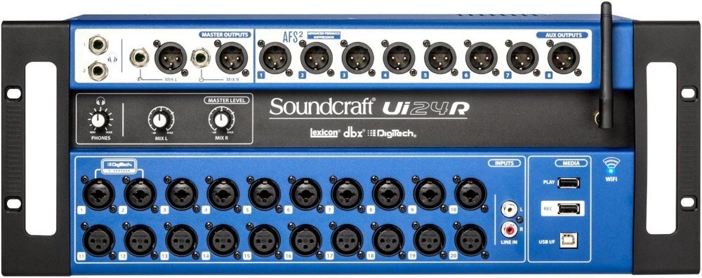 Soundcraft - Ui24R 24-Ch. Digital Mixer / USB Multi-Track Recorder With Wireless Control