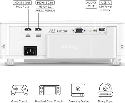 BenQ TK700STi 4K HDR Short Throw 4K 60Hz  Low Latency 3000lm  100” Screen From 6.5 Feet Distance.