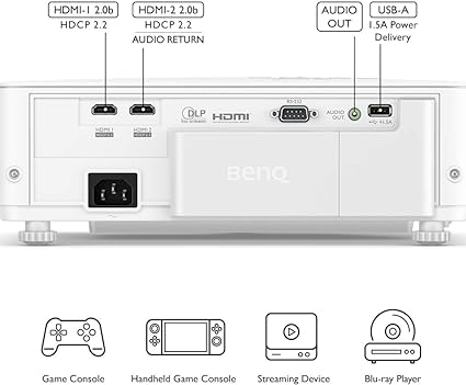 BenQ TK700STi 4K HDR Gaming Projector  4K 60Hz  1080p 240Hz 4.16ms Low Latency 3000lm  100” Screen From 6.5 Feet Distance.