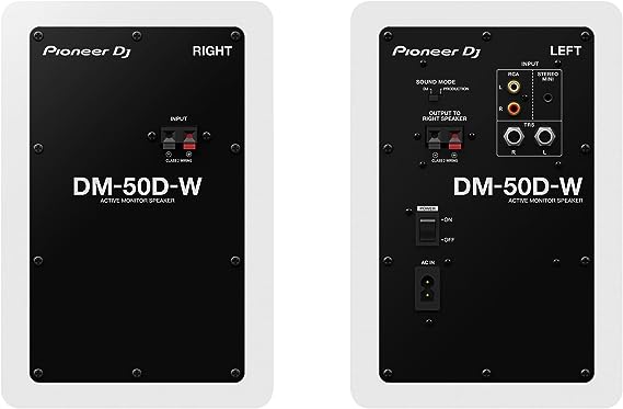 Pioneer DM50D, 5” Powered Desktop Monitor Speakers - Pair