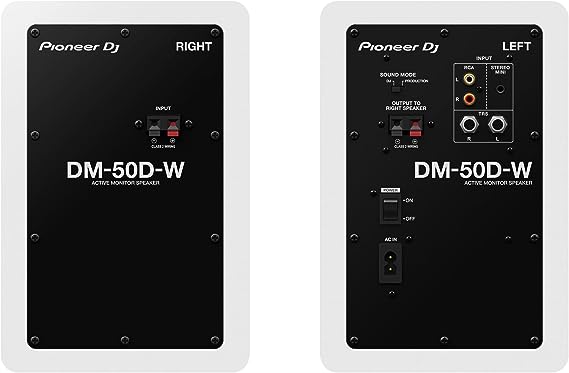 DM-50D Black 5 Compact Active Monitor Speaker (pair) - Pioneer DJ - Mile  High DJ Supply