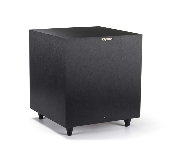 Klipsch Reference R-8SW 8 Inch Active Subwoofer, 150w Peak Power (Black)