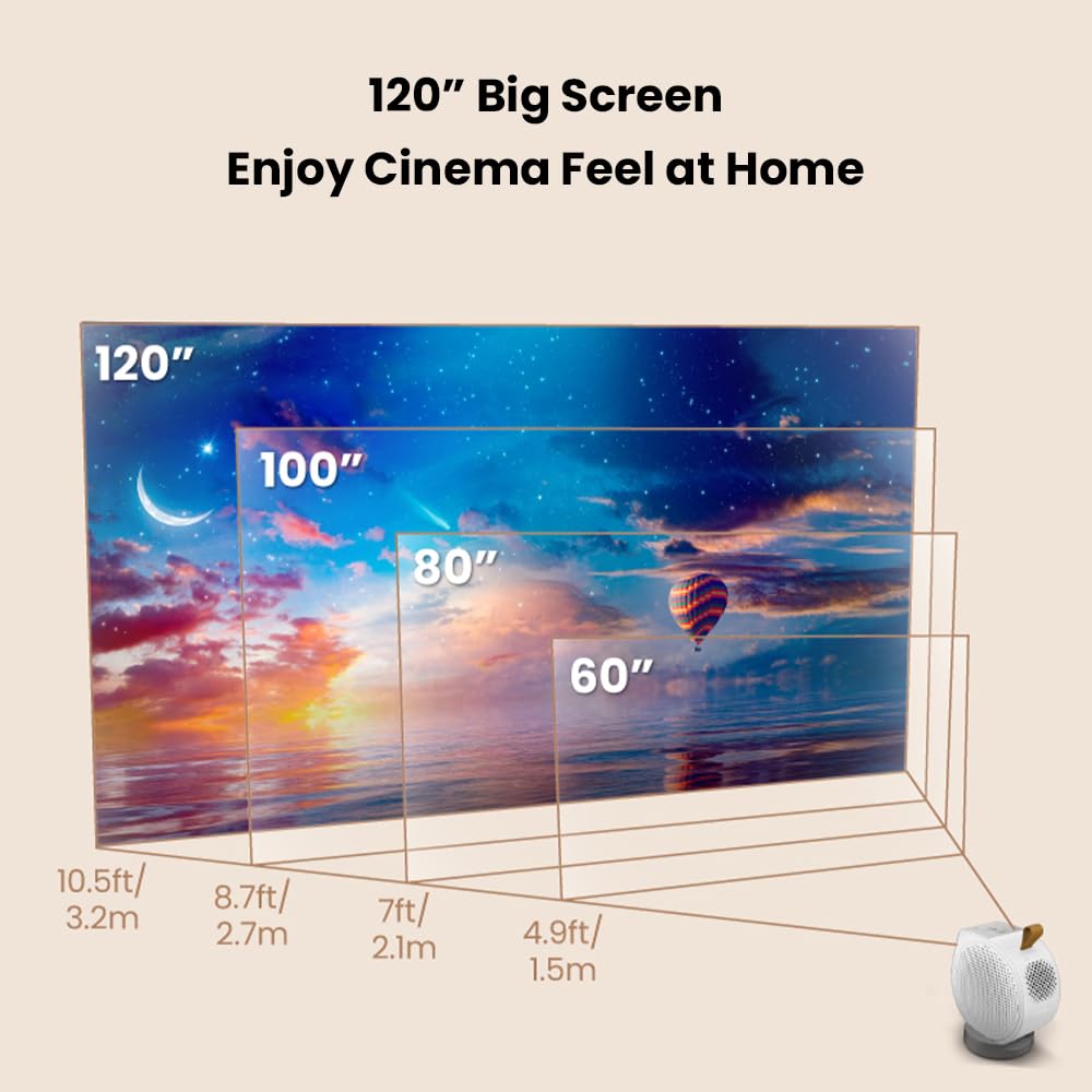 BenQ GV50 Laser Portable FHD Projector,Built-in Battery