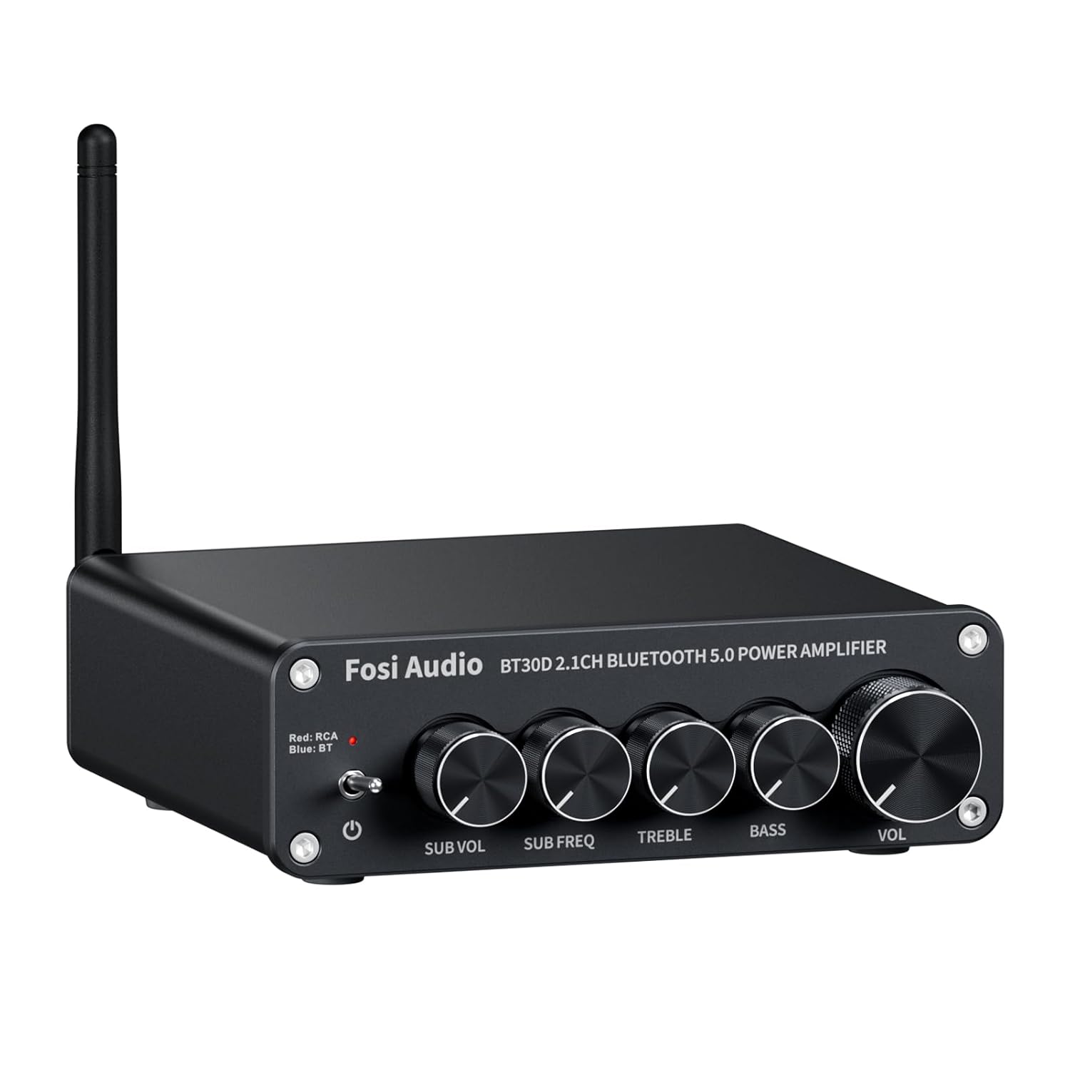 Fosi Audio BT30D Bluetooth 2.1 Channel Class-D Amplifier with Subwoofer Output, Wireless Streaming, and Compact High-Power Performance - Audiomaxx India