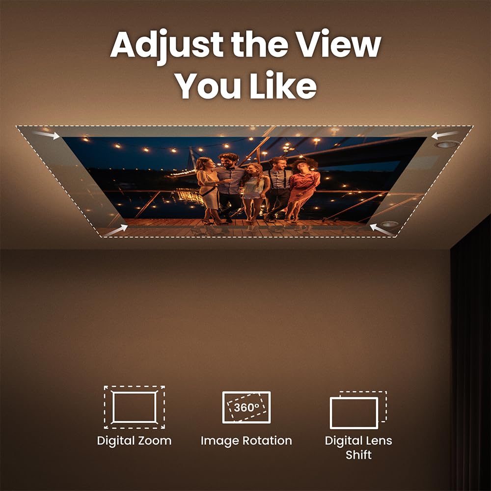 BenQ GV50 Laser Portable FHD Projector,Built-in Battery