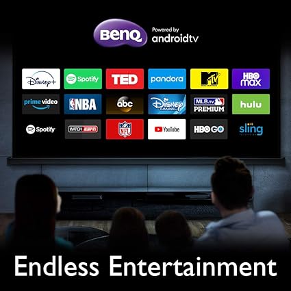 BenQ TK850i True 4K HDR-PRO Smart Home Cinema Projector Powered By Android TV 3000 Lumens Lens shift & Keystone