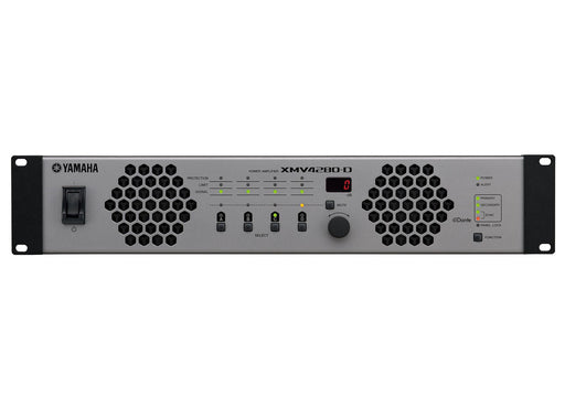 Yamaha XMV4280D 4-Channel Dante Power Amplifier Dante Models For Larger Venues Where Long Distance Cabling Is Required  - Each