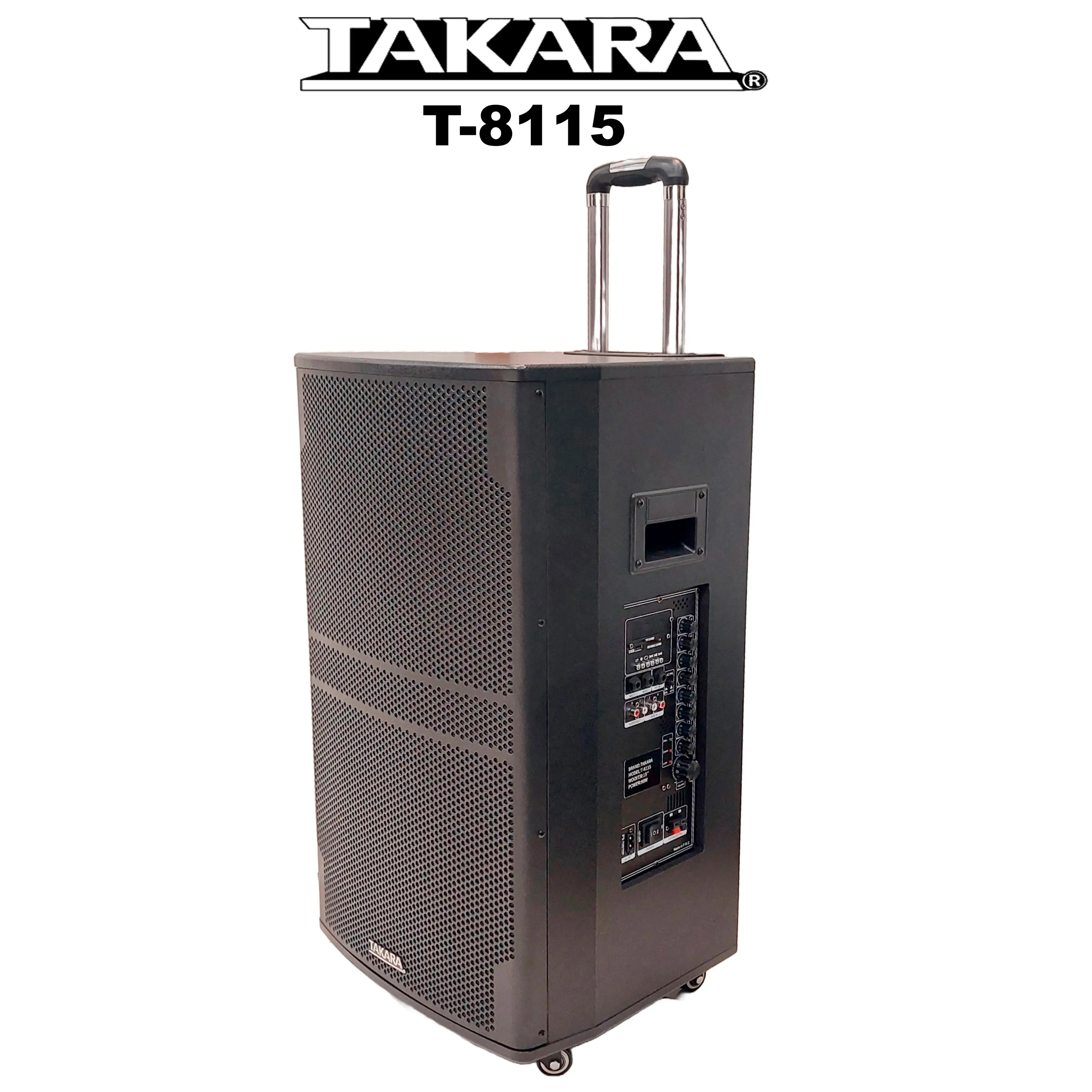 TAKARA T-8115 15" Portable Trolley Speaker