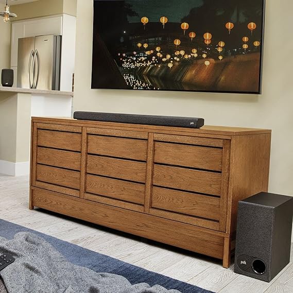 Polk Audio Signa S3 Ultra-Slim TV Sound Bar and Wireless Subwoofer