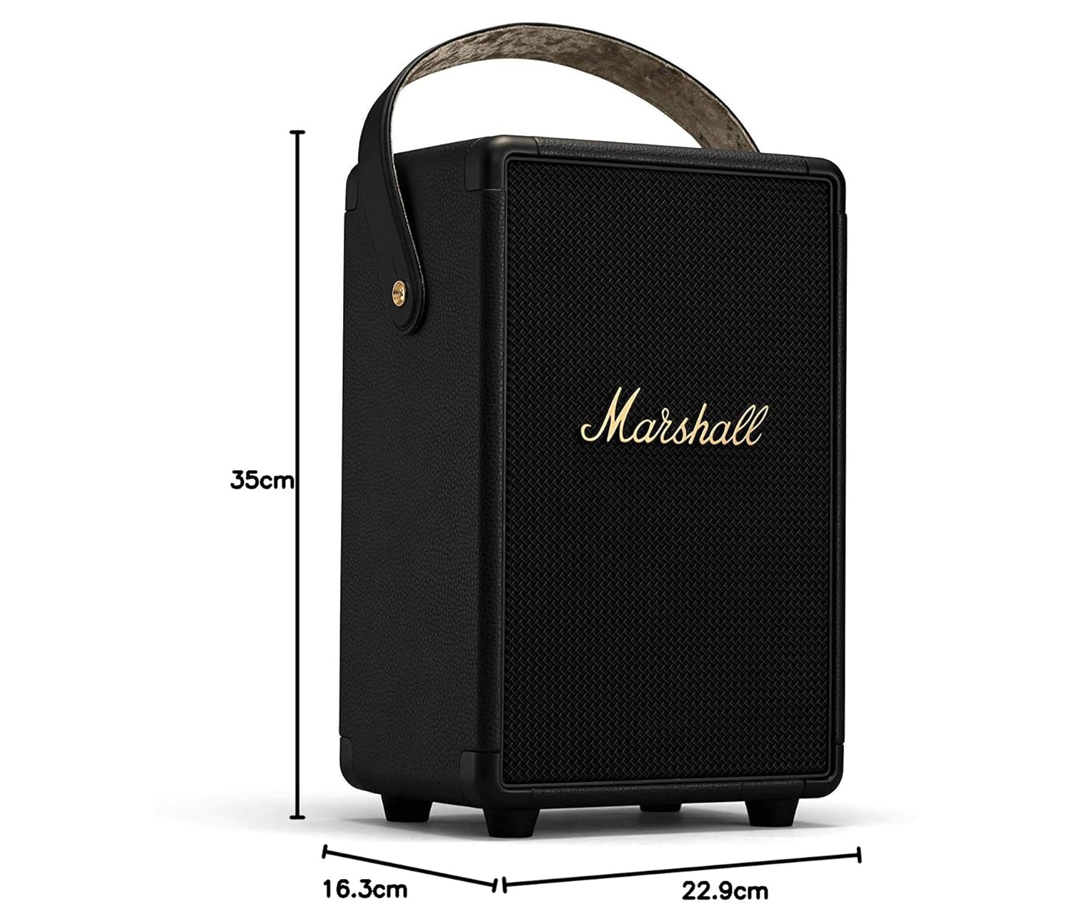Marshall Tufton 80W Wireless Bluetooth Portable Speaker with 20+ Hours of Playtime,Built with a Rugged, Roadworthy Design and IPX2 Water Resistance,