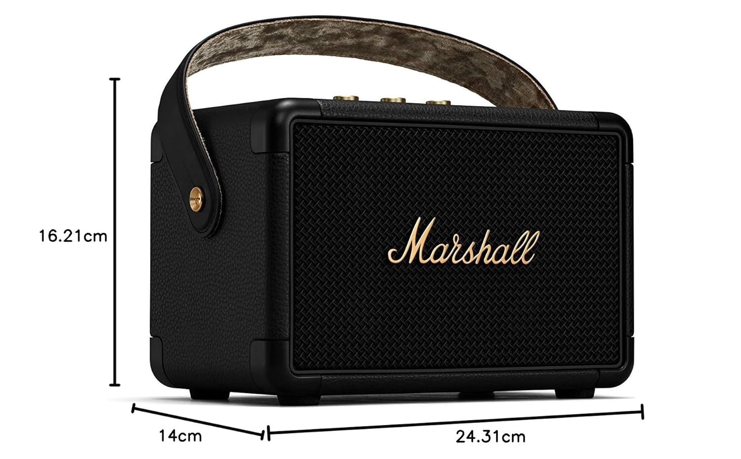 Marshall Kilburn II 36W Portable Bluetooth Speaker with 20+ Hours ,Water-resistant Design (IPX2)