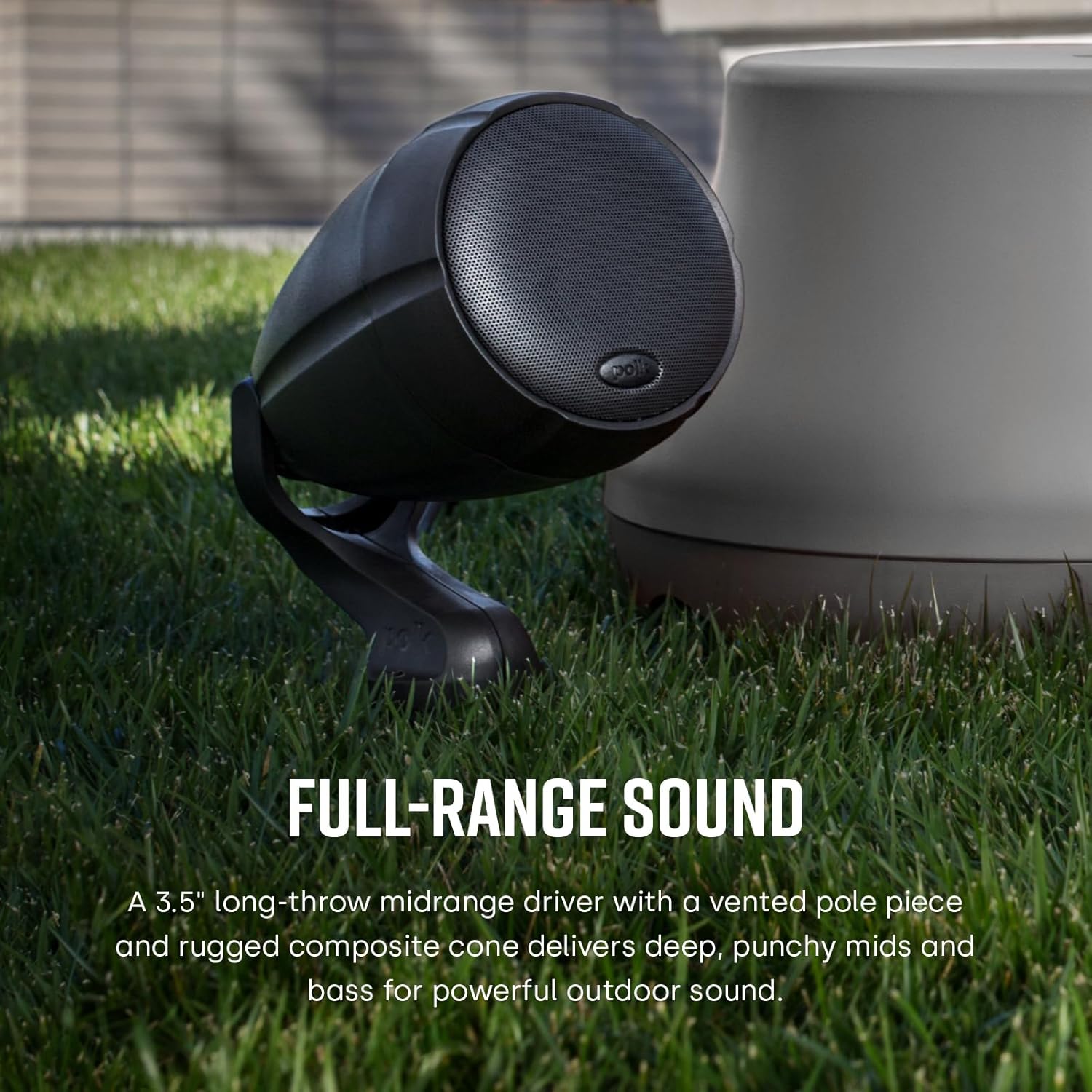 Polk Audio Atrium SAT300 Compact Outdoor, Garden, Poolside, Balcony, Deck  Speaker - Pair - Audiomaxx India