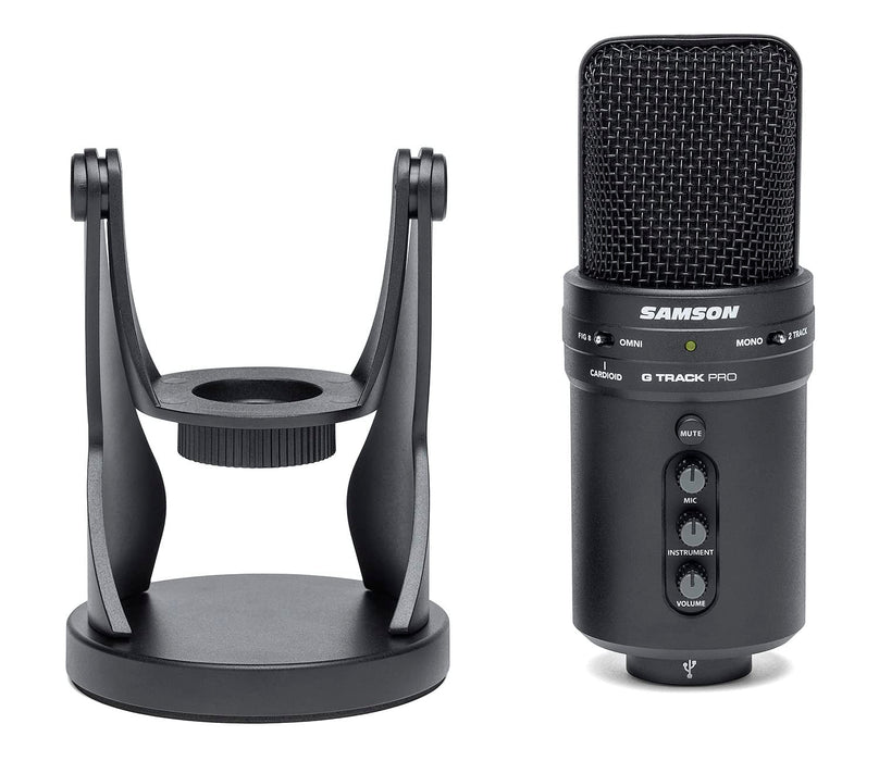 Samson G-Track Pro Professional USB Microphone with Audio Interface - Each