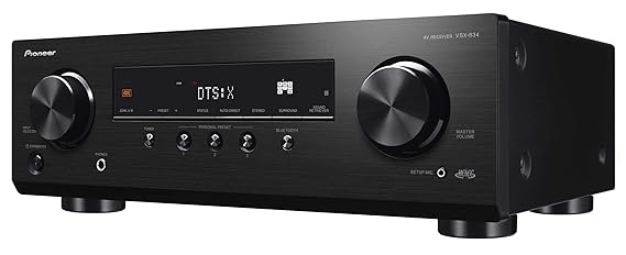 Pioneer VSX-834  155W @ 6 ohms, 80W FTC x 7 ch. 7.2 receiver with Dolby Atmos Dolby Atmos Height Virtualizer Bluetooth DTS X 4K HDMI    - Each