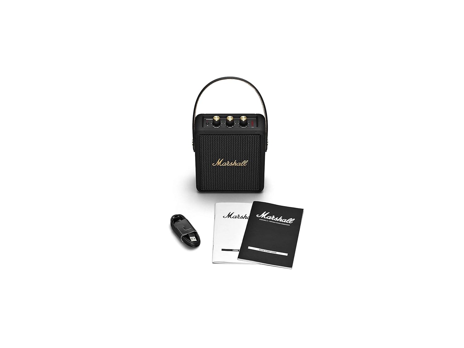 Marshall Stockwell II Portable Bluetooth Speaker with 20+ Hours of Portable Playtime, (360° Sound), Water-Resistant (IPX4)