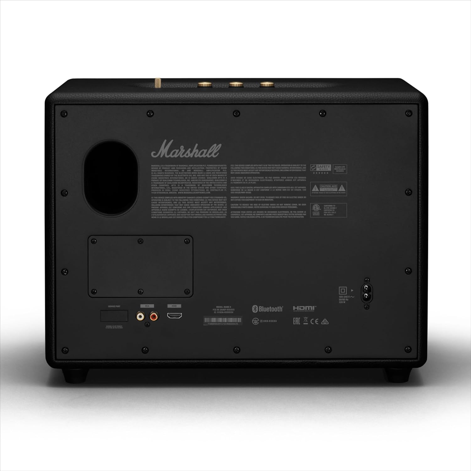 Marshall Woburn III Wired Connectivity Home Speaker with HDMI Input, B