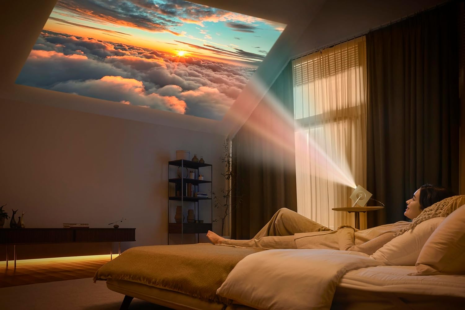 LG CineBeam HU710PB  4K UHD Smart Portable Laser Projector