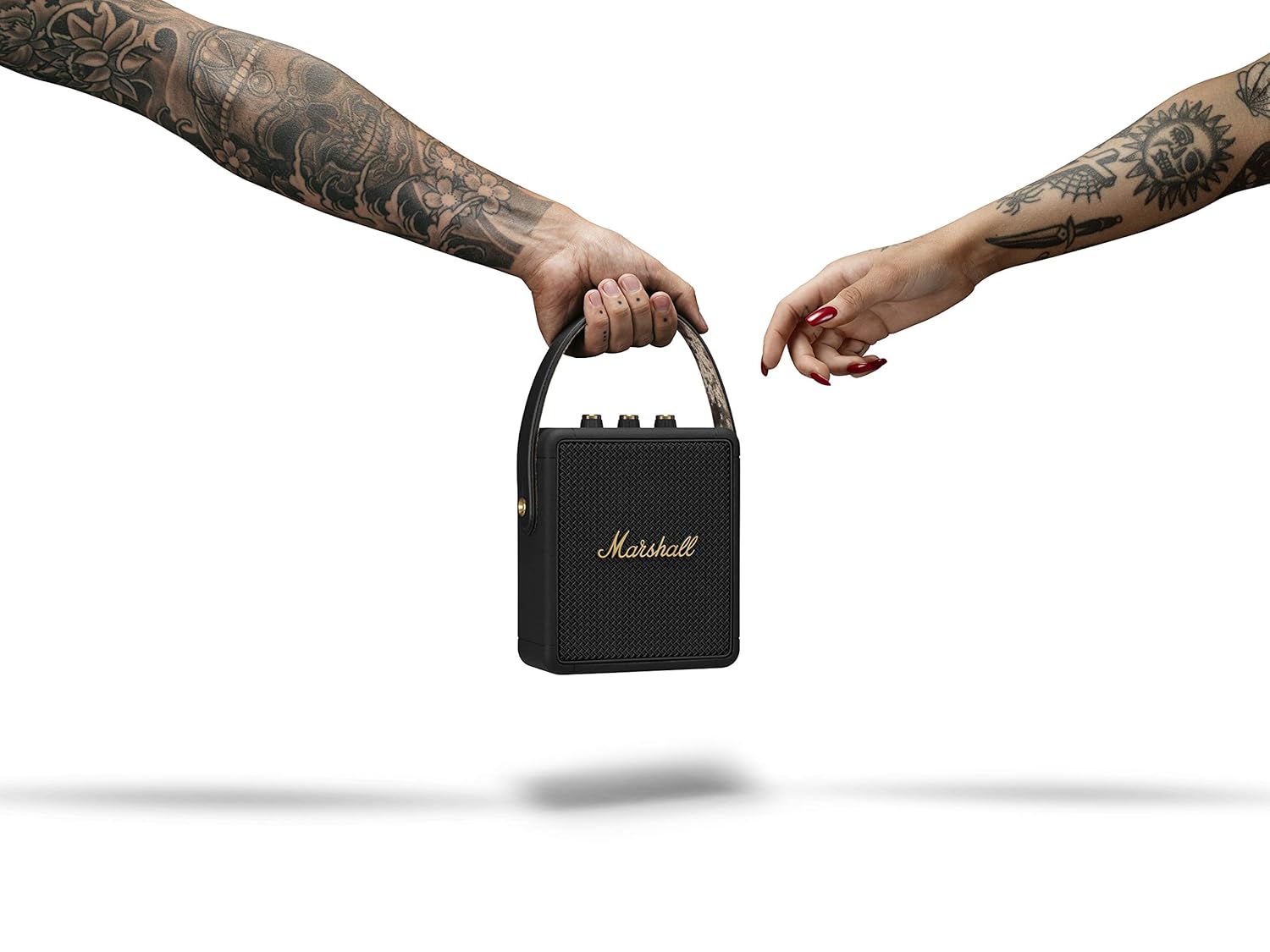 Marshall Stockwell II Portable Bluetooth Speaker with 20+ Hours of Portable Playtime, (360° Sound), Water-Resistant (IPX4)