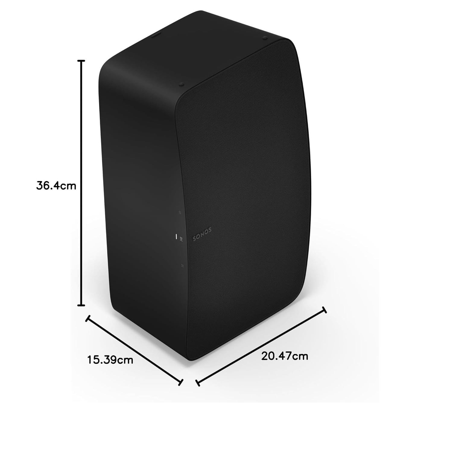 Sonos Five: Room-Filling HiFi Speaker with Wi-Fi, Line-In, and Hi-Res Audio - Each