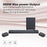 JBL Bar 1000 Pro 880W 11.1 (7.1.4) Channel Truly Wireless Soundbar with True Dolby Atmos®, 10”  Wireless Subwoofer - Set