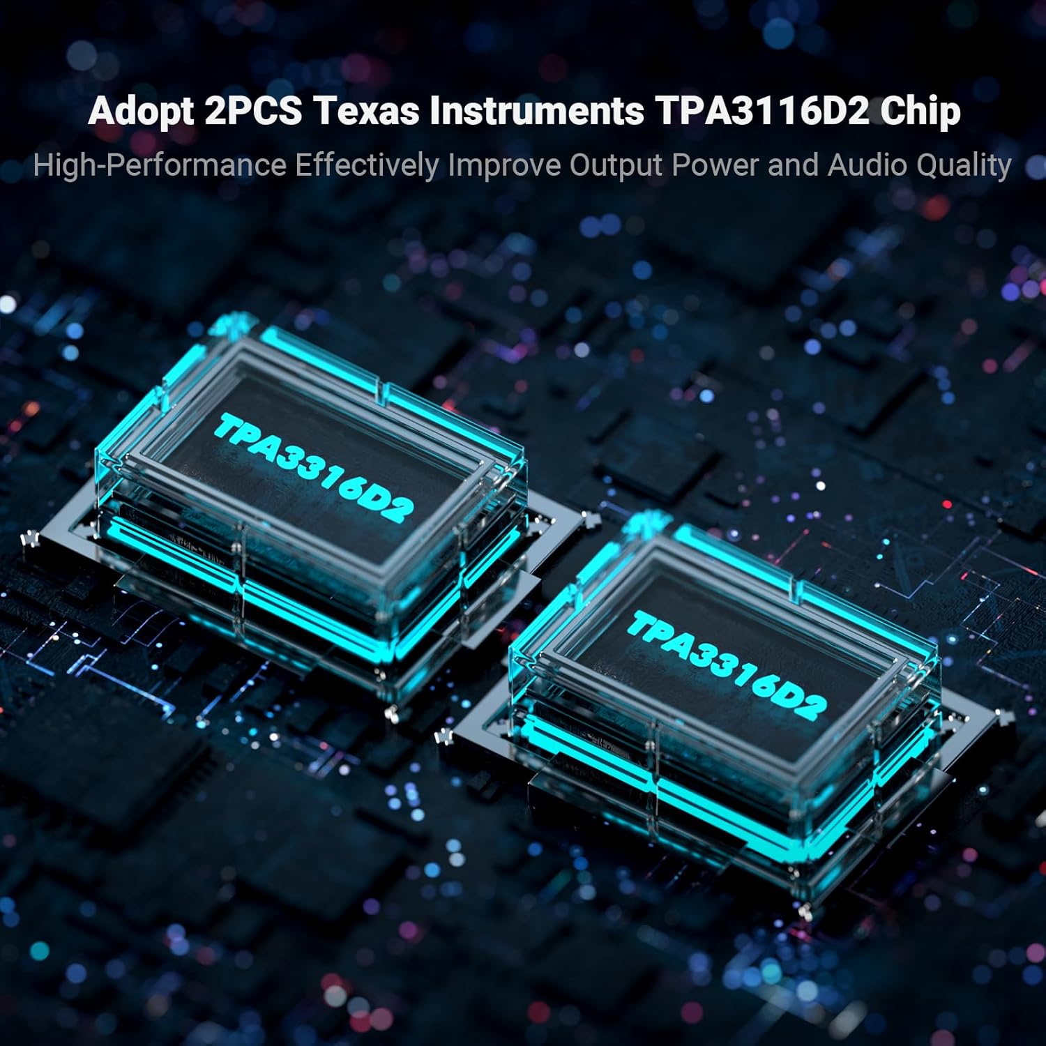 Fosi Audio BT30D Bluetooth 2.1 Channel Class-D Amplifier with Subwoofer Output, Wireless Streaming, and Compact High-Power Performance - Audiomaxx India