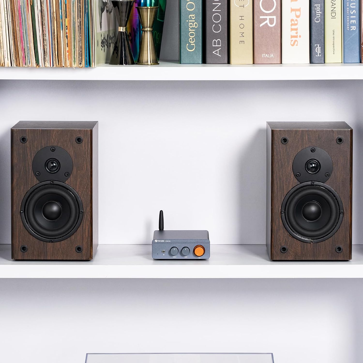 Fosi Audio BT20A Pro Bluetooth Class-D Stereo Amplifier with TPA3255 Chip, 300W × 2 Output, Pre-Out, and Audiophile-Grade Performance - Audiomaxx India