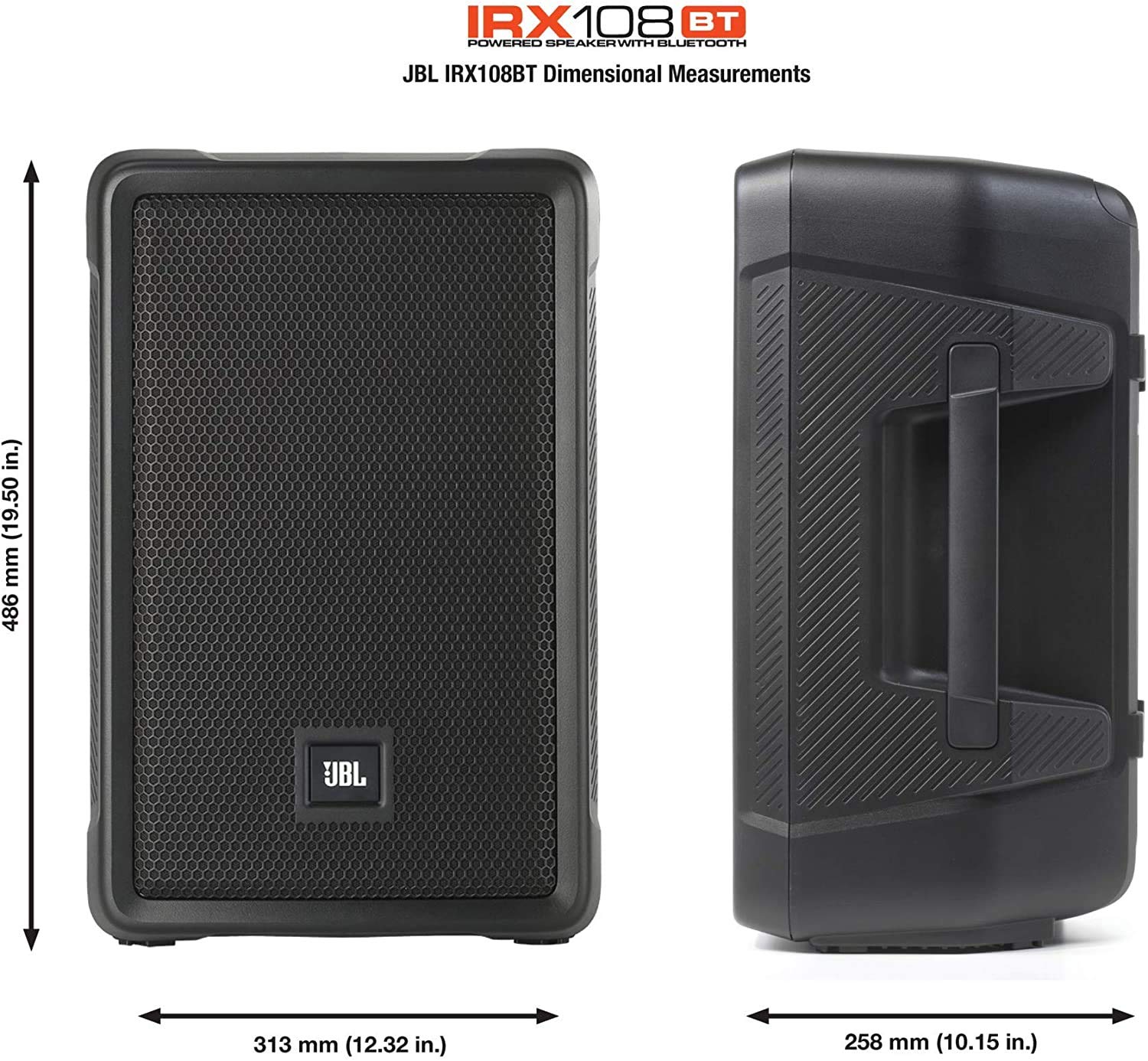 JBL IRX108BT Powered Portable Loudspeaker With Bluetooth  (Each)