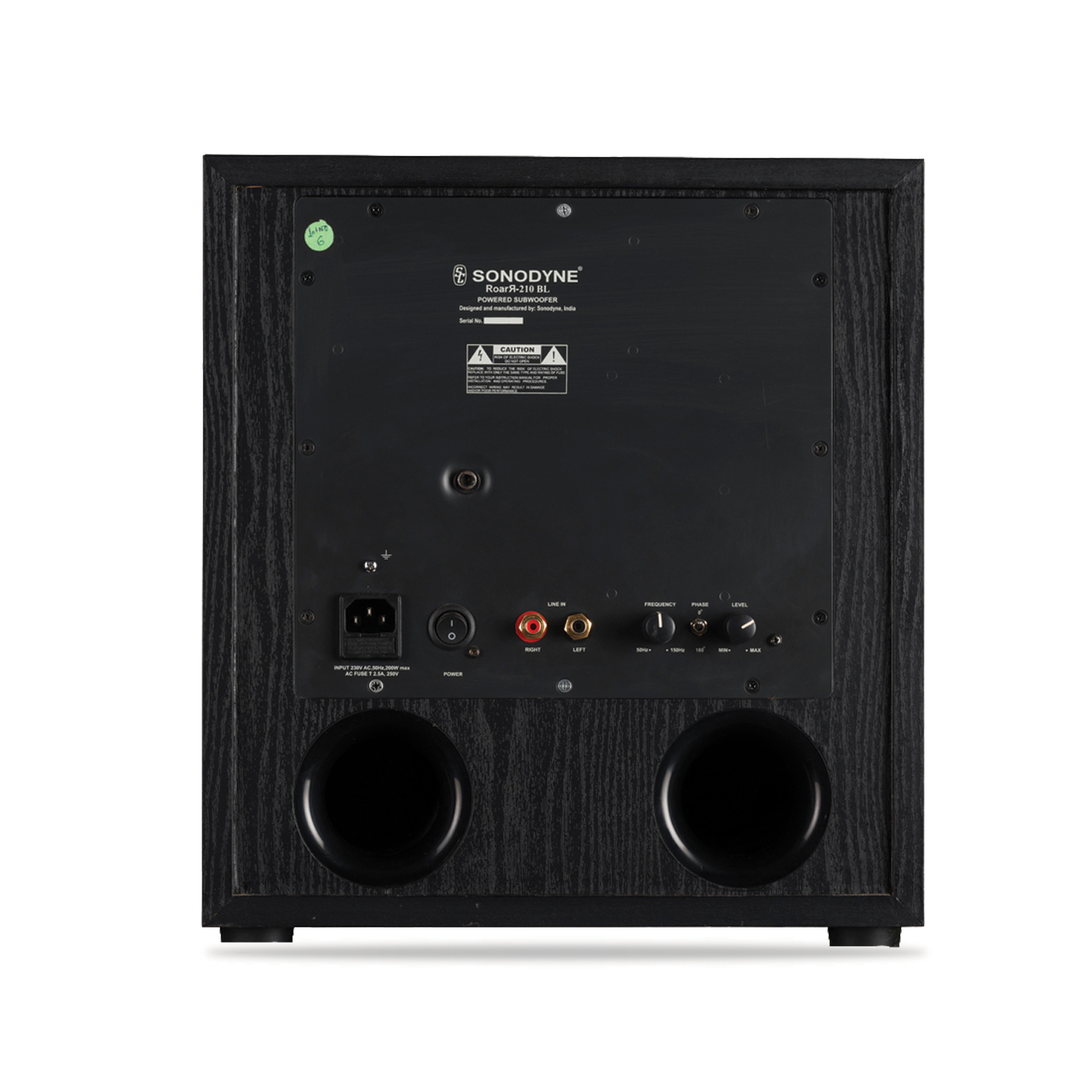 Sonodyne Roarr 1210 Front-Firing Powered Subwoofer with 10” Driver and 150W Class D Amplifier - Audiomaxx India