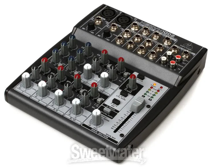 Behringer Xenyx 1002 Premium 10-Input 2-Bus Mixer with XENYX Mic Preamps and British EQ