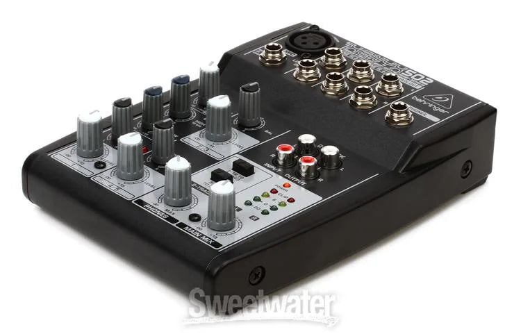 Behringer Xenyx 502 Premium 5-Input 2-Bus Mixer with XENYX Mic Preamp and British EQ