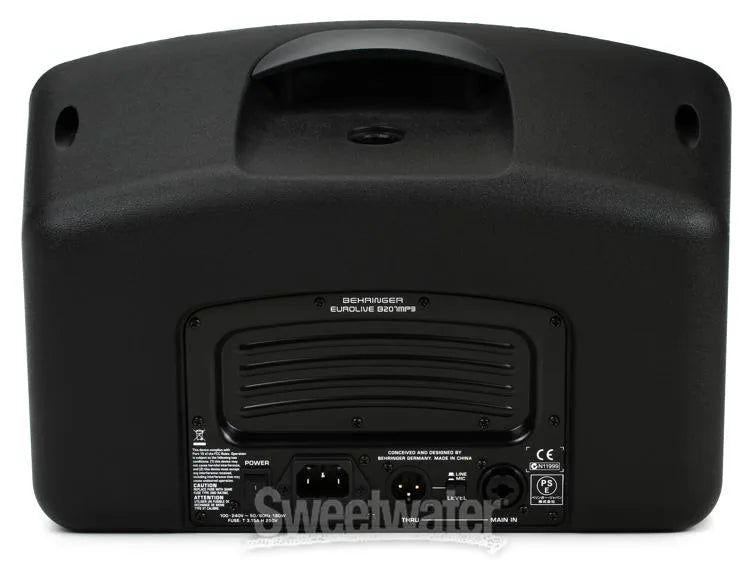 Behringer EUROLIVE B207MP3 150W 6.5 Inch Personal PA/Monitor Powered Speaker - Each